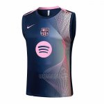Camisola de Treinamento Barcelona Sin Mangas 2025-2026 Preto Rosa