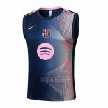 Camisola de Treinamento Barcelona Sin Mangas 2025-2026 Preto Rosa