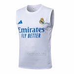 Camisola de Treinamento Real Madrid Sin Mangas 2025-2026 Branco Azul