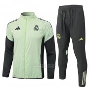 Conjunto Trench Masculino Real Madrid 2025-2026 Verde