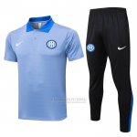 Conjunto Polo del Inter de Milao 2024-2025 Azul