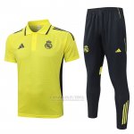 Conjunto Polo del Real Madrid 2025-2026 Amarelo