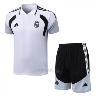 Conjunto Polo del Real Madrid 2026-2027 Branco