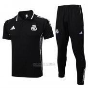 Conjunto Polo del Real Madrid 2025-2026 Preto