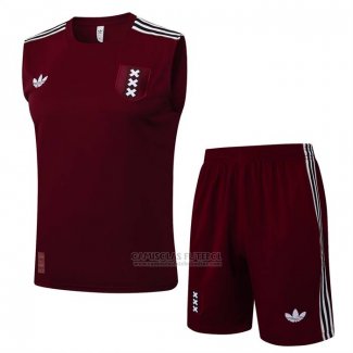 Fato de Treino Ajax Sem Mangas 2025-2026 Vermelho