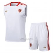Fato de Treino Bayern de Munique Sem Mangas 2025-2026 Branco