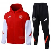 Fato de Treino Hoodie Arsenal 2025-2026 Vermelho
