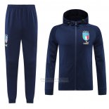 Fato de Treino Hoodie Italia 2022-2023 Azul