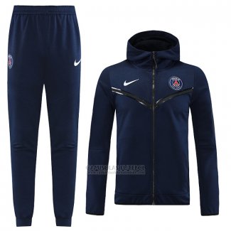 Fato de Treino Hoodie Paris Saint-Germain 2022-2023 Azul