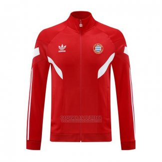 Jaqueta Bayern de Munique 2024-2025 Vermelho Branco