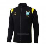 Jaqueta Brasil 2026-2027 Preto Amarelo