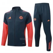 Jaqueta de Treinamento Bayern de Munique Crianca 2025-2026 Cinza Laranja