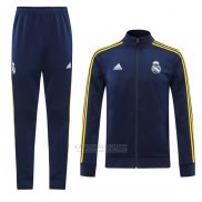 Jaqueta de Treinamento Real Madrid 2020-2021 Azul Marino