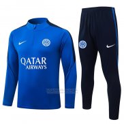 Sueter de Treinamento Inter de Milao Crianca 2026-2027 Azul