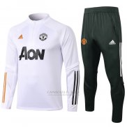 Sueter de Treinamento Manchester United 2020-2021 Branco