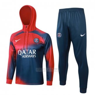 Sueter de Treinamento Paris Saint-Germain Crianca 2023-2024 Vermelho Y Azul