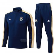 Sueter de Treinamento Real Madrid Crianca 2026-2027 Azul