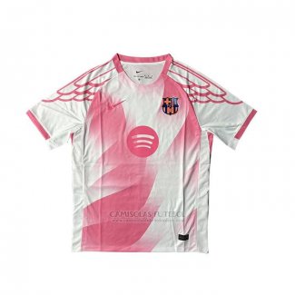 Tailandia Camisola Barcelona Special 2025-2026 Branco Rosa