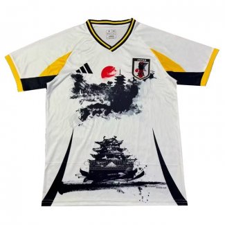 Tailandia Camisola Japao Special 2024-2025 Branco Amarelo