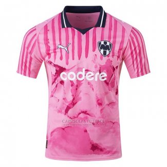 Tailandia Camisola Monterrey Goleiro 2025 Rosa