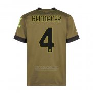 Camisola AC Milao Jogador Bennacer 3º 2022-2023