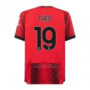 Camisola AC Milao Jogador Theo 1º 2023-2024