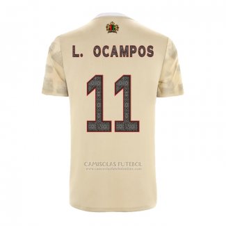 Camisola Ajax Jogador L.ocampos 3º 2022-2023
