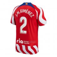 Camisola Atletico Madrid Jogador J.m.gimenez 2º 2022-2023