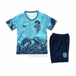 Camisola Barcelona Special Crianca 2025-2026 Azul