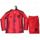 Camisola Bayern de Munique 1º Manga Comprida Crianca 2024-2025