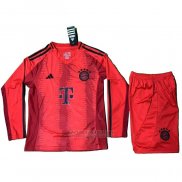 Camisola Bayern de Munique 1º Manga Comprida Crianca 2024-2025