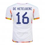 Camisola Belgica Jogador de Ketelaere 2º 2022