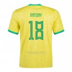 Camisola Brasil Jogador Antony 1º 2022