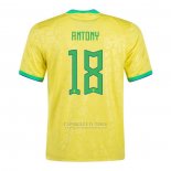 Camisola Brasil Jogador Antony 1º 2022