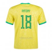 Camisola Brasil Jogador Antony 1º 2022