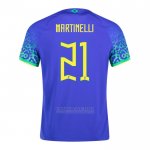 Camisola Brasil Jogador Martinelli 2º 2022