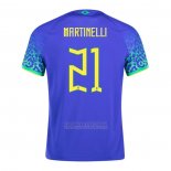 Camisola Brasil Jogador Martinelli 2º 2022