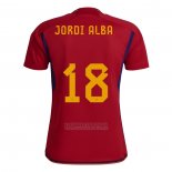 Camisola Espanha Jogador Jordi Alba 1º 2022
