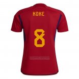 Camisola Espanha Jogador Koke 1º 2022