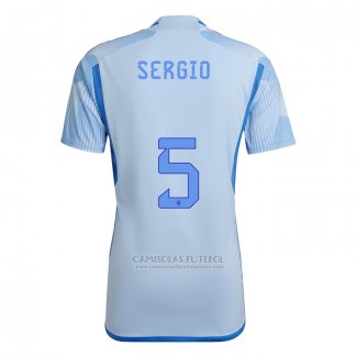 Camisola Espanha Jogador Sergio 2º 2022