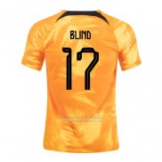 Camisola Holanda Jogador Blind 1º 2022