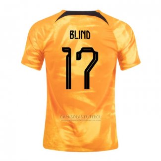 Camisola Holanda Jogador Blind 1º 2022