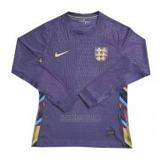 Camisola Inglaterra 2º Manga Comprida 2024