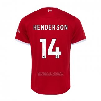 Camisola Liverpool Jogador Henderson 1º 2023-2024