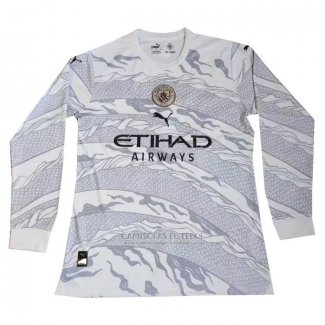 Camisola Manchester City Chinese New Year Manga Comprida 2023-2024