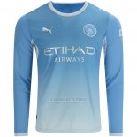 Camisola Manchester City 1º Manga Comprida 2026-2027