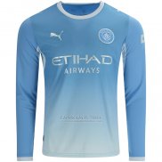Camisola Manchester City 1º Manga Comprida 2026-2027