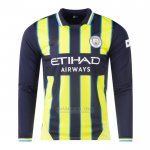 Camisola Manchester City 2º Manga Comprida 2024-2025