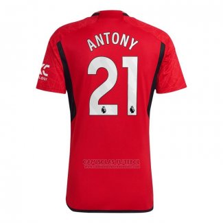 Camisola Manchester United Jogador Antony 1º 2023-2024