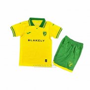 Camisola Norwich City 1º Crianca 2025-2026